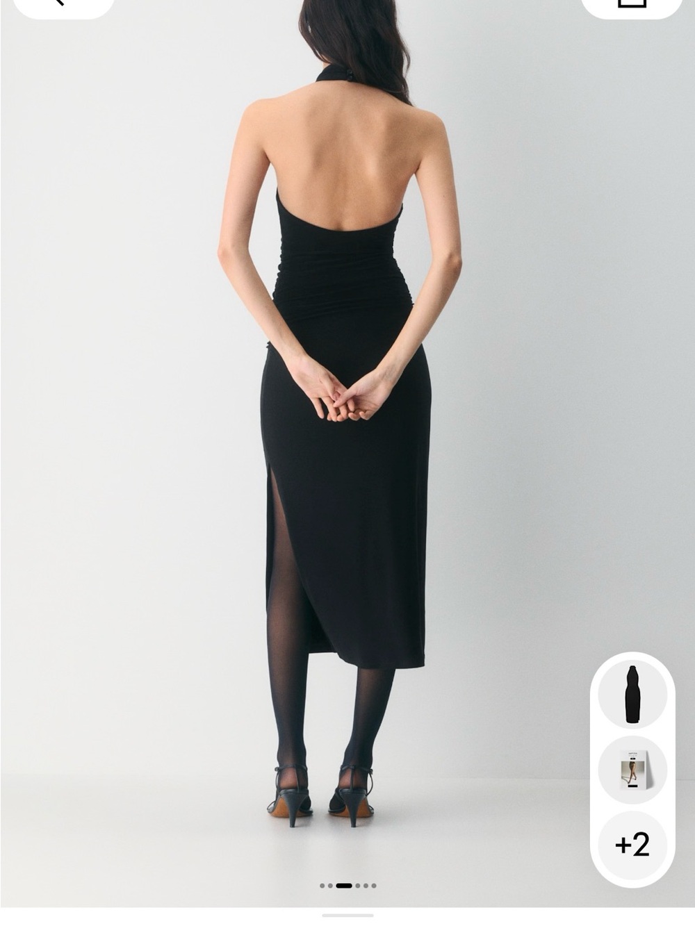 Aritzia Remedy Dress NWT in Vintage Navy - Picture 4 of 10